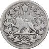 سکه 1000 دینار 1322 - 1333 ارور تاریخ - خطی - VF25 - مظفرالدین شاه