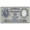 اسکناس 10 کرون 1957 گوستاو آدولف ششم - تک - UNC63 - سوئد