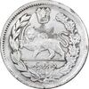 سکه 2000 دینار 1323 تصویری - EF45 - مظفرالدین شاه