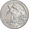 سکه کوارتر دلار 2016D - فورت مولتری - AU58 - آمریکا