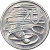 سکه 20 سنت 2019 الیزابت دوم - MS62 - استرالیا