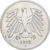 سکه 5 مارک 1975G جمهوری فدرال - AU58 - آلمان