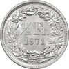 سکه 1/2 فرانک 1971 دولت فدرال - MS62 - سوئیس