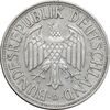 سکه 1 مارک 1956D جمهوری فدرال - EF45 - آلمان