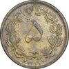 سکه 5 دینار 1319 برنز - VF25 - رضا شاه