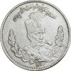 سکه 2000 دینار 1323 تصویری - EF45 - مظفرالدین شاه
