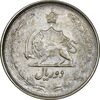 سکه 2 ریال 1323 - VF35 - محمد رضا شاه