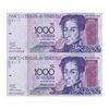 اسکناس 1000 بولیوار 1998 جمهوری چهارم - جفت - UNC63 - ونزوئلا