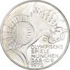 سکه 10 مارک 1972F المپیک مونیخ - MS63 - آلمان