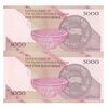 اسکناس 5000 ریال امام (طیب نیا - سیف) نخ 5000 - جفت - UNC63 - جمهوری اسلامی