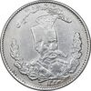 سکه 2000 دینار 1323 تصویری - EF45 - مظفرالدین شاه