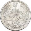 سکه 5000 دینار 1343 تصویری - بدون یقه - MS61 - احمد شاه