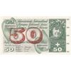 اسکناس 50 فرانک 1963 دولت فدرال - BG, WS, OK - تک - UNC62 - سوئیس