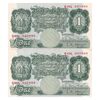 اسکناس یک پوند بدون تاریخ (1955-1960) الیزلبت دوم - LKOB - جفت - AU - انگلستان