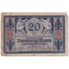 اسکناس 20 مارک 1915 ویلیام دوم - تک - F - آلمان