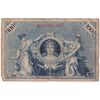 اسکناس 100 مارک 1908 ویلیام دوم - مهر قرمز - تک - F - آلمان