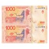 اسکناس 1000 پزو بدون تاریخ (2020-2022) جمهوری فدرال - MAP, SM - جفت - UNC64 - آرژانتین