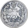 سکه 2000 دینار 1323 تصویری - EF45 - مظفرالدین شاه