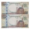 اسکناس 20 دینار 2006 (2016) حمد بن عیسی آل خلیفه - امضای خلیفه بن سلمان آل خلیفه - علائم ضخیم برای افراد کم بینا - جفت - UNC63 - بحرین