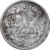 سکه 1000 دینار 1323 تصویری - VF30 - مظفرالدین شاه