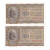 اسکناس 50 سنتاوو بدون تاریخ (1950) جمهوری فدرال - سری A - با نوشته Garrasi - جفت - UNC63 - آرژانتین