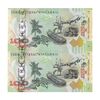 اسکناس 100 کینا 2008 (سی و پنجمین سالگرد بانک) الیزابت دوم - جفت - UNC63 - پاپوآ گینه نو