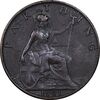 سکه 1 فارتینگ 1901 ویکتوریا - EF40 - انگلستان