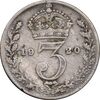 سکه 3 پنس 1920 جرج پنجم - VF35 - انگلستان