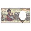اسکناس 10000 فرانک بدون تاریخ (1984) جمهوری - تک - UNC63 - جیبوتی