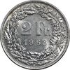سکه 2 فرانک 1963 دولت فدرال - MS61 - سوئیس