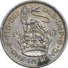 سکه 1 شیلینگ 1947 جرج ششم - تیپ 1 - EF40 - انگلستان