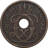 سکه 2 اوره 1929 کریستیان دهم - EF40 - دانمارک