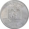 سکه کوارتر دلار 2008P ایالتی - نیومکزیکو - AU - آمریکا