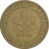 سکه 10 فینیگ 1950D جمهوری فدرال - EF45 - آلمان