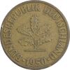 سکه 10 فینیگ 1950D جمهوری فدرال - EF45 - آلمان