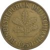 سکه 10 فینیگ 1950G جمهوری فدرال - EF45 - آلمان