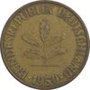 سکه 10 فینیگ 1950G جمهوری فدرال - EF40 - آلمان