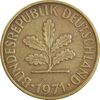 سکه 10 فینیگ 1971F جمهوری فدرال - EF45 - آلمان