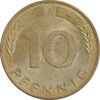 سکه 10 فینیگ 1976F جمهوری فدرال - MS61 - آلمان