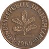 سکه 2 فینیگ 1966D جمهوری فدرال - EF45 - آلمان
