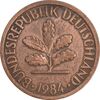 سکه 1 فینیگ 1984F جمهوری فدرال - EF45 - آلمان