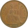 سکه 1 پنی 1962 الیزابت دوم - VF30 - انگلستان