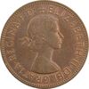 سکه 1 پنی 1963 الیزابت دوم - AU58 - انگلستان