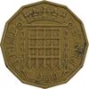 سکه 3 پنس 1960 الیزابت دوم - EF45 - انگلستان