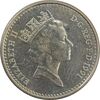 سکه 5 پنس 1991 الیزابت دوم - AU58 - انگلستان