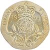 سکه 20 پنس 1993 الیزابت دوم - AU50 - انگلستان