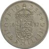 سکه 1 شیلینگ 1953 (سپر انگلیس) الیزابت دوم - EF45 - انگلستان