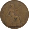 سکه 1 پنی 1916 جرج پنجم - VF25 - انگلستان