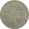 سکه 6 پنس 1932 جرج پنجم - VF20 - انگلستان