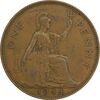 سکه 1 پنی 1944 جرج ششم - EF40 - انگلستان